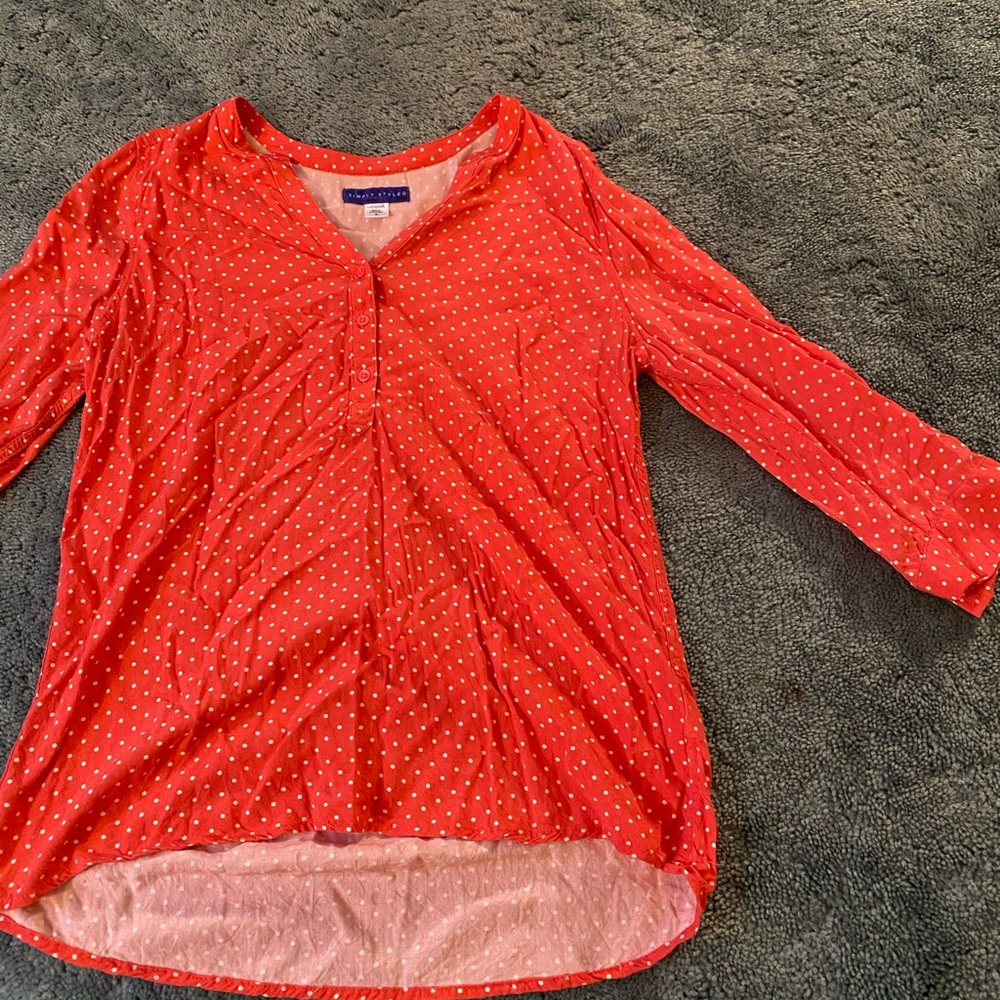 Quarter sleeve tunic shirt